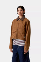 Carica l'immagine nel visualizzatore di Gallery, Carhartt WIP W' Prescott Jacket Hamilton Brown / Tobacco, Garment dyed