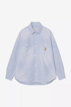 Carica l'immagine nel visualizzatore di Gallery, Carhartt WIP L/S Painter Shirt Blue, Worn used, splatter