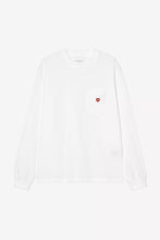 Carica l'immagine nel visualizzatore di Gallery, Carhartt Women’s L/S Pocket Small Heart T-Shirt
