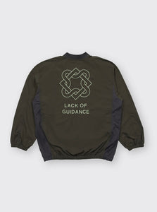 Lack Of Guidance Oliver Track Top Army green/Dark grey