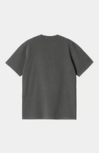 Carica l&#39;immagine nel visualizzatore di Gallery, Carhartt WIP S/S Duster Script T-Shirt WIP Black (garment dyed)