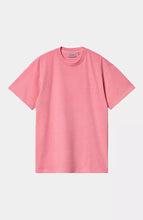 Carica l&#39;immagine nel visualizzatore di Gallery, Carhartt WIP S/S Duster Script T-Shirt WIP Charm Pink (garment dyed)