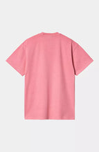 Carica l&#39;immagine nel visualizzatore di Gallery, Carhartt WIP S/S Duster Script T-Shirt WIP Charm Pink (garment dyed)