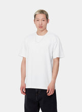 Carica l&#39;immagine nel visualizzatore di Gallery, Carhartt WIP S/S Duster Script T-Shirt WIP White (garment dyed)