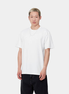 Carhartt WIP S/S Duster Script T-Shirt WIP White (garment dyed)