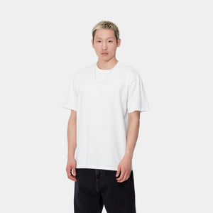 Carhartt WIP S/S Duster Script T-Shirt WIP White (garment dyed)