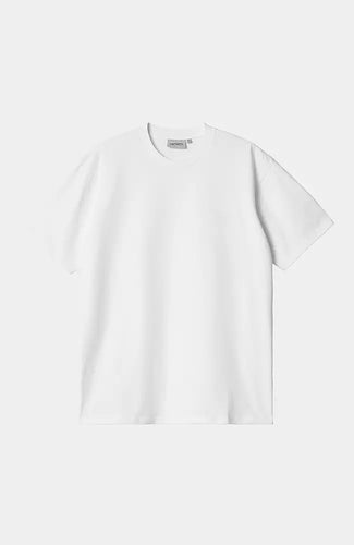 Carhartt WIP S/S Duster Script T-Shirt WIP White (garment dyed)