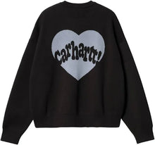 Carica l&#39;immagine nel visualizzatore di Gallery, Carhartt WIP W&#39; Amour Sweater Black / Misty Sky