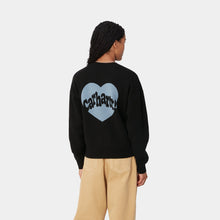 Carica l&#39;immagine nel visualizzatore di Gallery, Carhartt WIP W&#39; Amour Sweater Black / Misty Sky