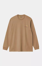 Carica l&#39;immagine nel visualizzatore di Gallery, Carhartt WIPL/S American Script T-Shirt (Peanut)