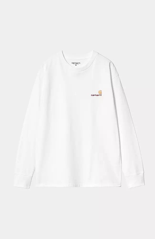 Carhartt WIPL/S American Script T-Shirt (White)