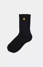 Carica l&#39;immagine nel visualizzatore di Gallery, Carhartt WIP Chase Socks (Black/Gold)