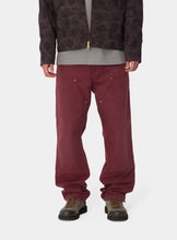 Carica l&#39;immagine nel visualizzatore di Gallery, Carhartt WIP Double Knee Pant &quot;Malbec&quot; Aged Canvas