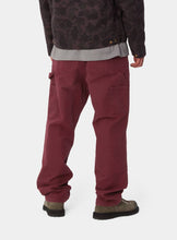 Carica l&#39;immagine nel visualizzatore di Gallery, Carhartt WIP Double Knee Pant &quot;Malbec&quot; Aged Canvas