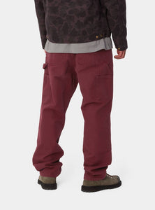 Carhartt WIP Double Knee Pant "Malbec" Aged Canvas