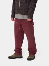 Carica l&#39;immagine nel visualizzatore di Gallery, Carhartt WIP Double Knee Pant &quot;Malbec&quot; Aged Canvas