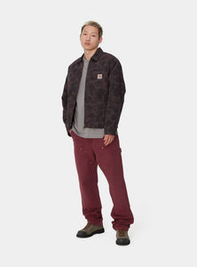 Carhartt WIP Double Knee Pant "Malbec" Aged Canvas