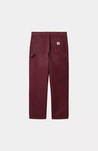 Carica l&#39;immagine nel visualizzatore di Gallery, Carhartt WIP Double Knee Pant &quot;Malbec&quot; Aged Canvas