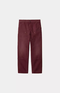 Carhartt WIP Double Knee Pant "Malbec" Aged Canvas