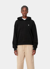 Carica l&#39;immagine nel visualizzatore di Gallery, Carhartt WIP  W&#39; Hooded Casey Sweatshirt Black / Silver