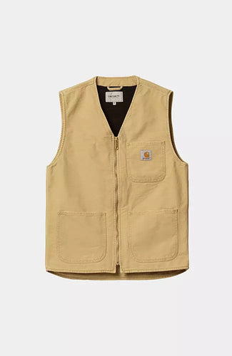 Carhartt WIP Arbor Vest Bourbon Aged Canvas