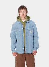 Carica l&#39;immagine nel visualizzatore di Gallery, Carhartt WIP Harvey Shirt Jac Blue (Dark Bleached)