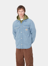 Carica l&#39;immagine nel visualizzatore di Gallery, Carhartt WIP Harvey Shirt Jac Blue (Dark Bleached)