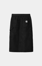 Carica l&#39;immagine nel visualizzatore di Gallery, Carhartt WIP W&#39; Double Knee Skirt Black (rinsed)