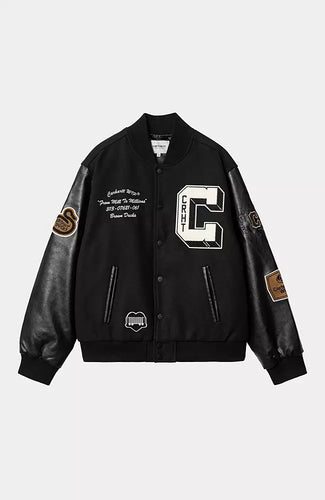 Carhartt WIP Brown Ducks Bomber Black