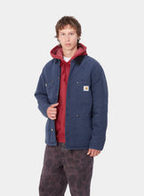 Carica l&#39;immagine nel visualizzatore di Gallery, Carhartt WIP OG Chore Coat Air Force Blue / Black (aged canvas)