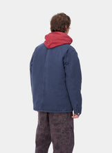 Carica l&#39;immagine nel visualizzatore di Gallery, Carhartt WIP OG Chore Coat Air Force Blue / Black (aged canvas)