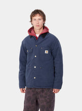 Carica l&#39;immagine nel visualizzatore di Gallery, Carhartt WIP OG Chore Coat Air Force Blue / Black (aged canvas)