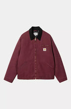 Carica l&#39;immagine nel visualizzatore di Gallery, Carhartt WIP OG Detroit Jacket (Winter) Malbec / Black (aged canvas)