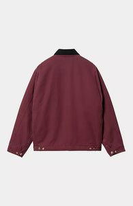 Carhartt WIP OG Detroit Jacket (Winter) Malbec / Black (aged canvas)