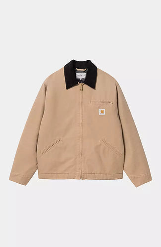 Carhartt WIP OG Detroit Jacket (Winter) Peanut / Black (aged canvas)