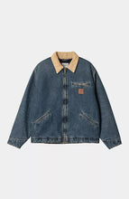 Carica l&#39;immagine nel visualizzatore di Gallery, Carhartt WIP OG Detroit Jacket Blue / Dusty H Brown (worn used wash)