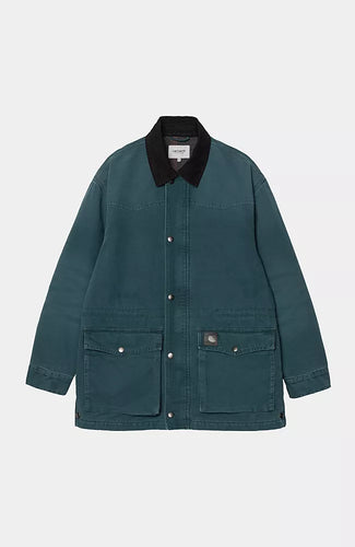 Carhartt WIP OG Santa Fe Coat Deep Lagoon / Black