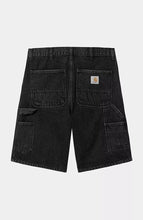 Carica l&#39;immagine nel visualizzatore di Gallery, Carhartt WIP Single Knee Short Black (stone washed)