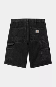 Carhartt WIP Single Knee Short Black (stone washed)