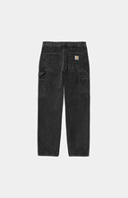 Carica l&#39;immagine nel visualizzatore di Gallery, Carhartt WIP Single Knee Pant Black (stone washed)