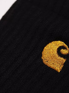 Carhartt WIP Chase Socks Black/Gold