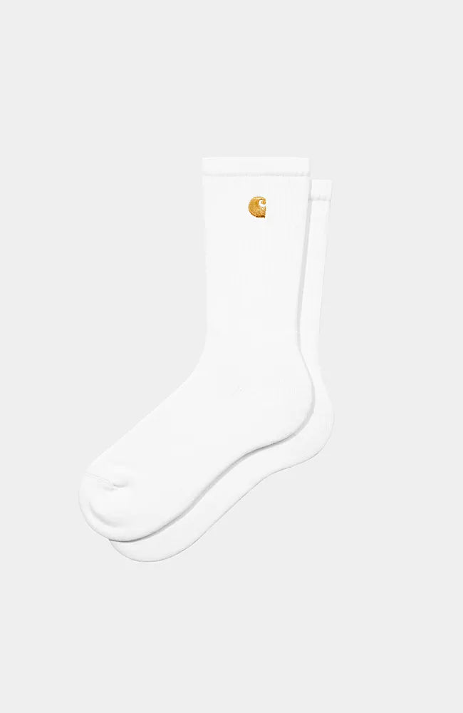 Carhartt WIP Chase Socks White/Gold