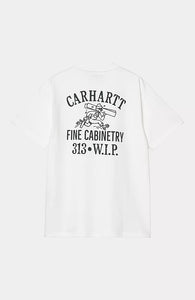 Carhartt WIP S/S Cabinetry T-Shirt White / Black