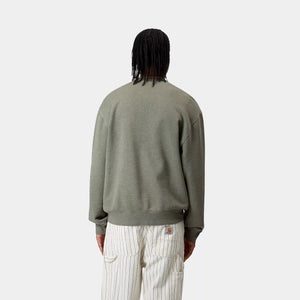 Carhartt WIP Caspian Sweatshirt Park Heather (garment dyed)