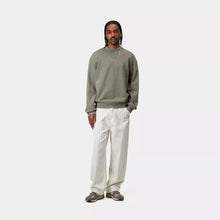 Carica l&#39;immagine nel visualizzatore di Gallery, Carhartt WIP Caspian Sweatshirt Park Heather (garment dyed)