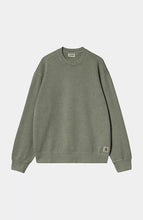 Carica l&#39;immagine nel visualizzatore di Gallery, Carhartt WIP Caspian Sweatshirt Park Heather (garment dyed)