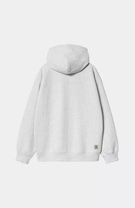 Carhartt WIP Hooded WIP Sweat Jacket Ash Heather (stone washed)