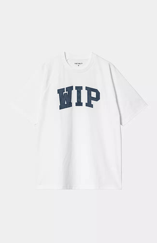 Carhartt WIP S/S WIP T-Shirt White / Dusky Blue