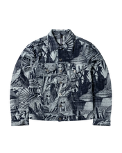 Carica l&#39;immagine nel visualizzatore di Gallery, No Problemo Apocalypse Jacquard Trucker Jacket