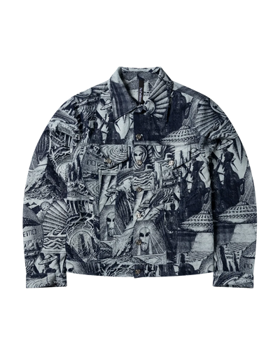 No Problemo Apocalypse Jacquard Trucker Jacket